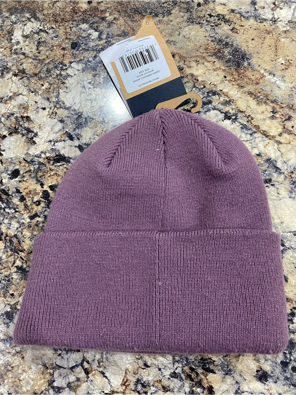 The North Face Urban Embossed Beanie Unisex Midnight Mauve New NWT Outdoor
